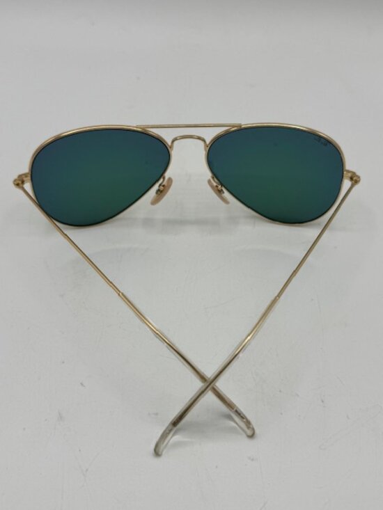 Ray-Ban RB3025 Aviator Sunglasses 112/4T Gold/Pink Flash Lens main image 8